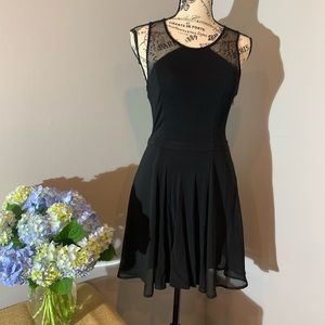 Black cocktail dress by Bebe